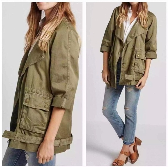 Current/Elliott Jackets & Blazers - Current / Elliot | Olive Green Infantry Jacket